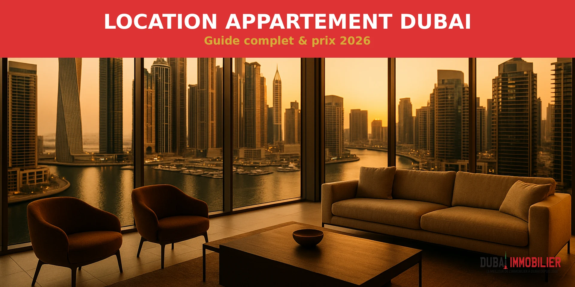 Appartement à louer Dubai : guide complet 2026 1 - Dubai Immobilier Location appartement Dubai 2026 - guide complet prix par quartier