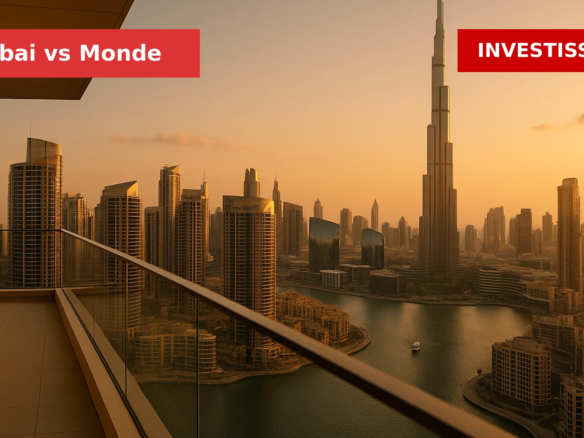 1 million d'euros à Dubai vs Paris Londres NYC Miami - comparatif immobilier 2026