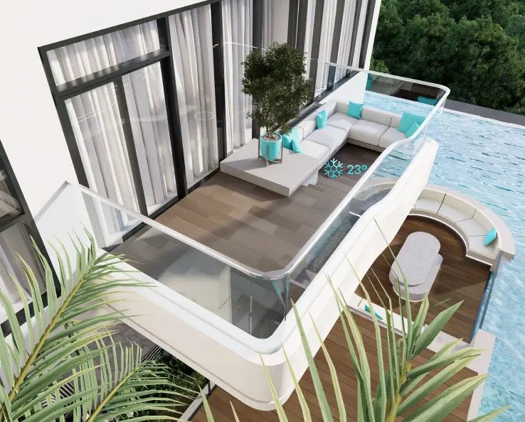 REEF 995 - INVESTISSEMENT PREMIUM & DESIGN INNOVANT A DLRC (DUBAILAND) – Appartement Dubai (3/5)