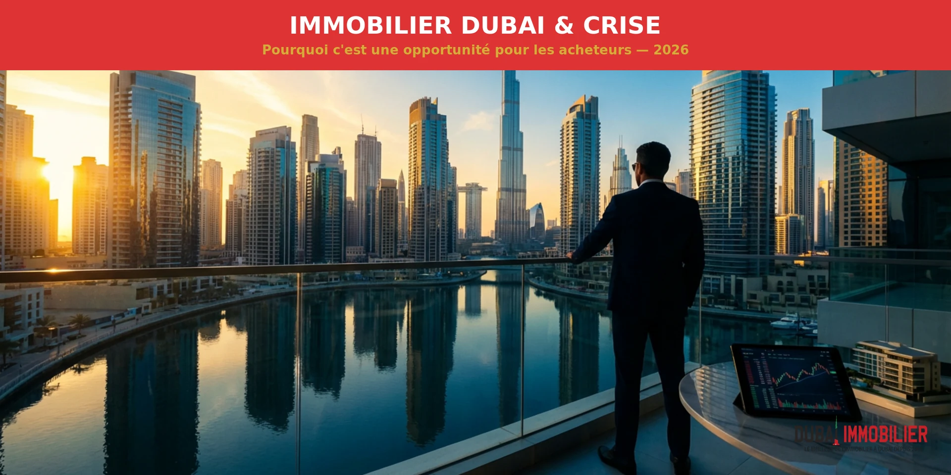 Immobilier Dubai en période de crise — opportunités pour les acheteurs 2026