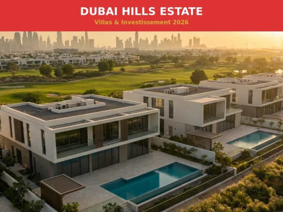 Dubai Hills Estate 2026 - villas luxe golf Emaar investissement