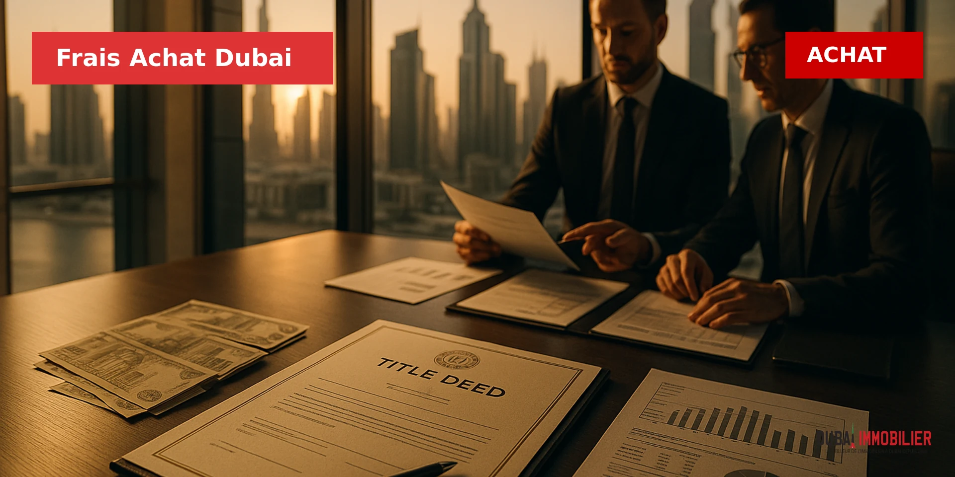 Frais dachat immobilier à Dubaï 2026