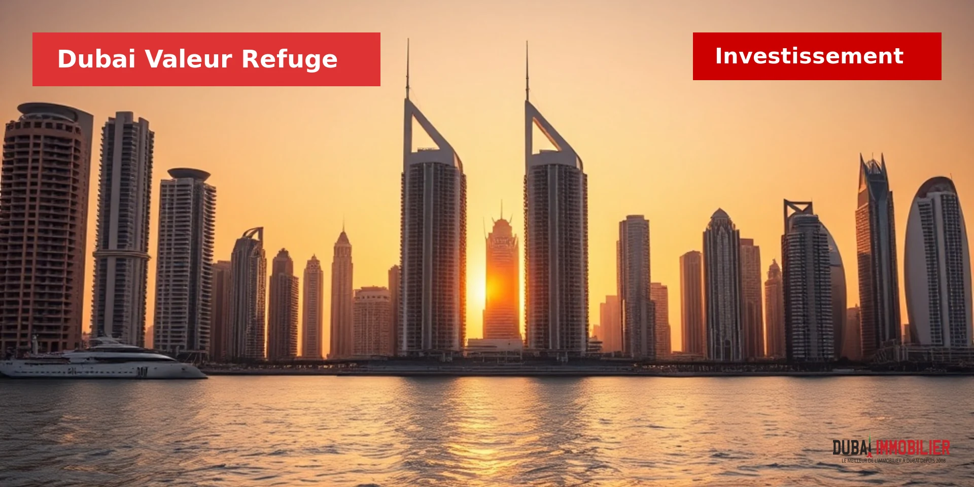 Immobilier Dubai tensions régionales 2026 — Dubai valeur refuge investissement