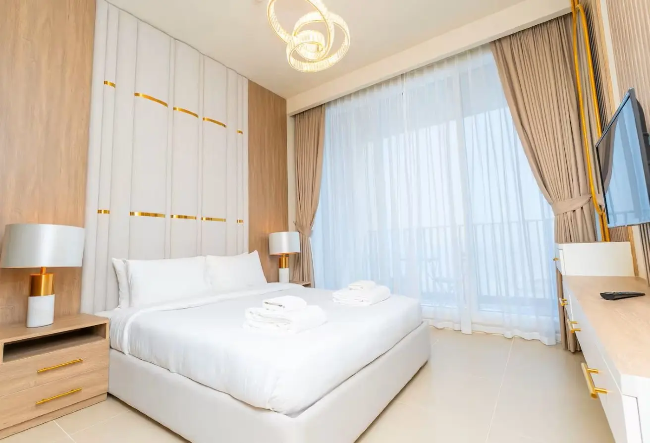 VIE EN BORD DE MER | 1 CHAMBRE EN ÉTAGE ÉLEVÉ | ENTIÈREMENT MEUBLÉ – Appartement Dubai (4/20)