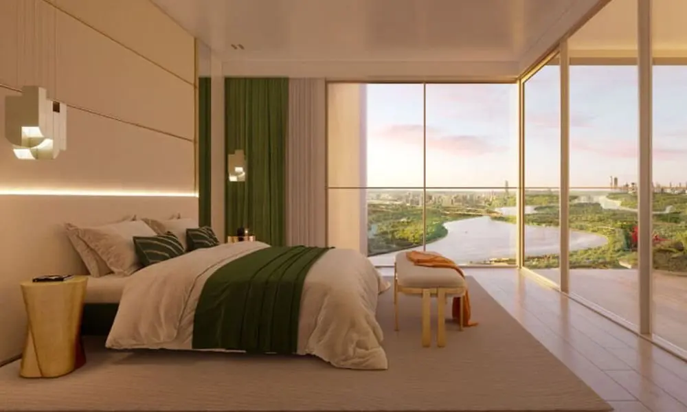 RARE APPARTEMENT D’ANGLE | VUES SUR LE LAGON, LA CRIQUE ET MBR Appartement 1 chambre Regalia avec vue lagon Creek et MBR City