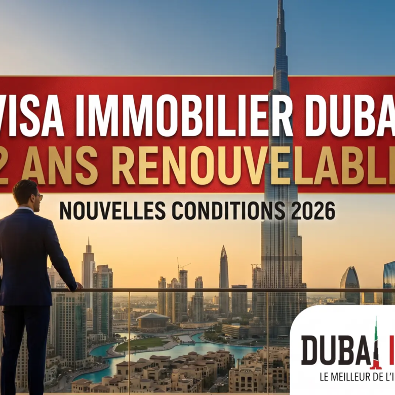 Visa immobilier Dubai 2 ans renouvelable : nouvelles conditions d’éligibilité