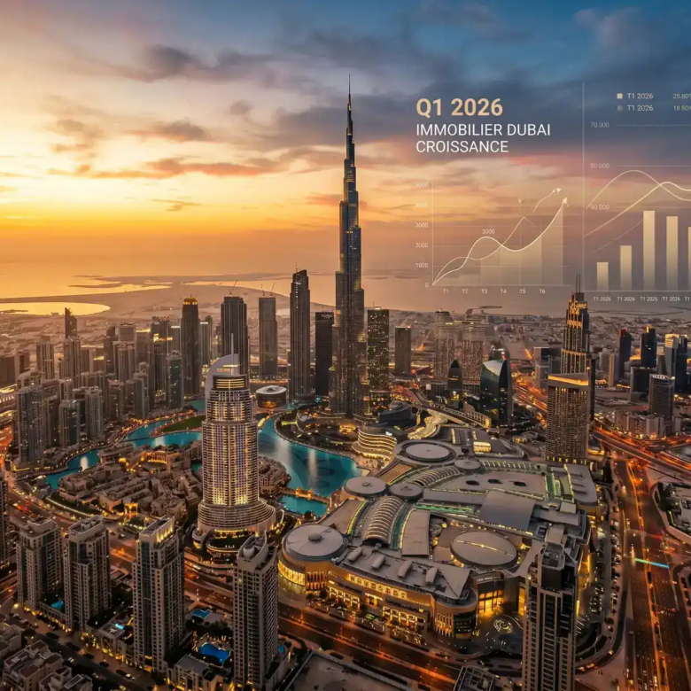 Marché immobilier Dubai Q1 2026 : résilience record, investisseurs étrangers et segments gagnants