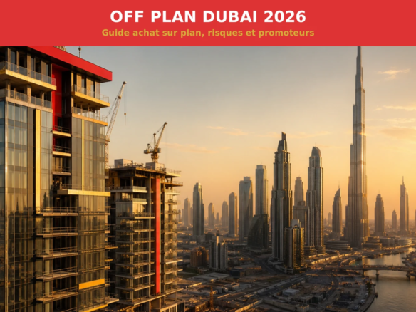 Off plan Dubai 2026 : guide d’achat sur plan, risques et promoteurs