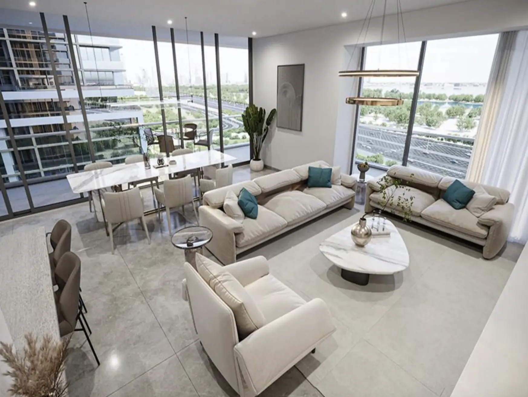 10% SOUS OP | 2 CHAMBRES + MAID | VUE SANCTUARY ET GOLF – Appartement Dubai (3/9)