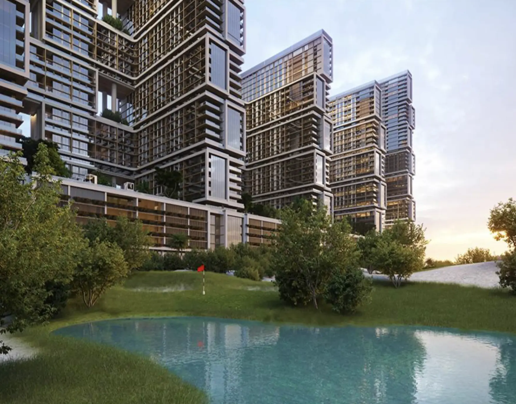 10% SOUS OP | 2 CHAMBRES + MAID | VUE SANCTUARY ET GOLF – Appartement Dubai (4/9)