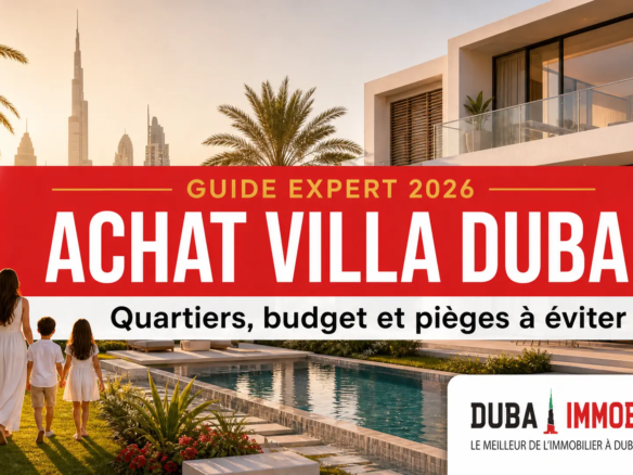 Achat villa Dubai : guide expert 2026