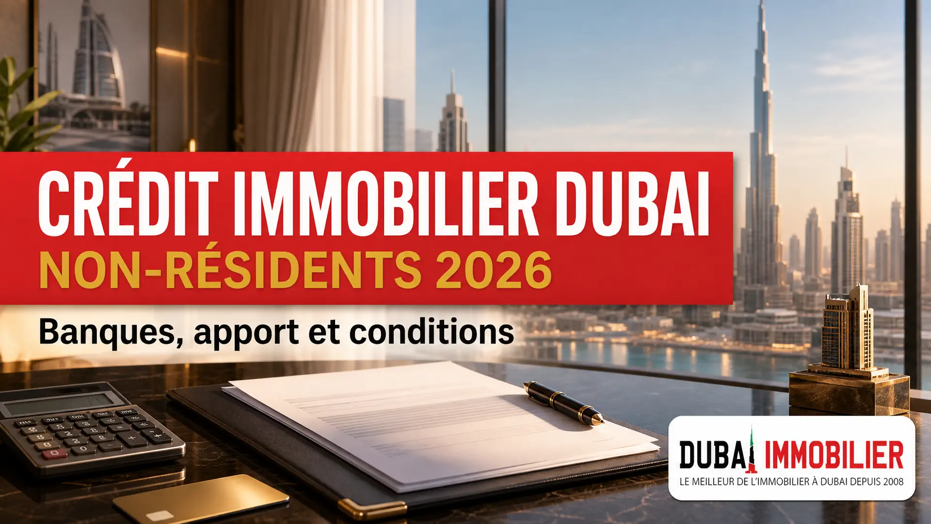Crédit immobilier Dubai non-résidents : guide 2026
