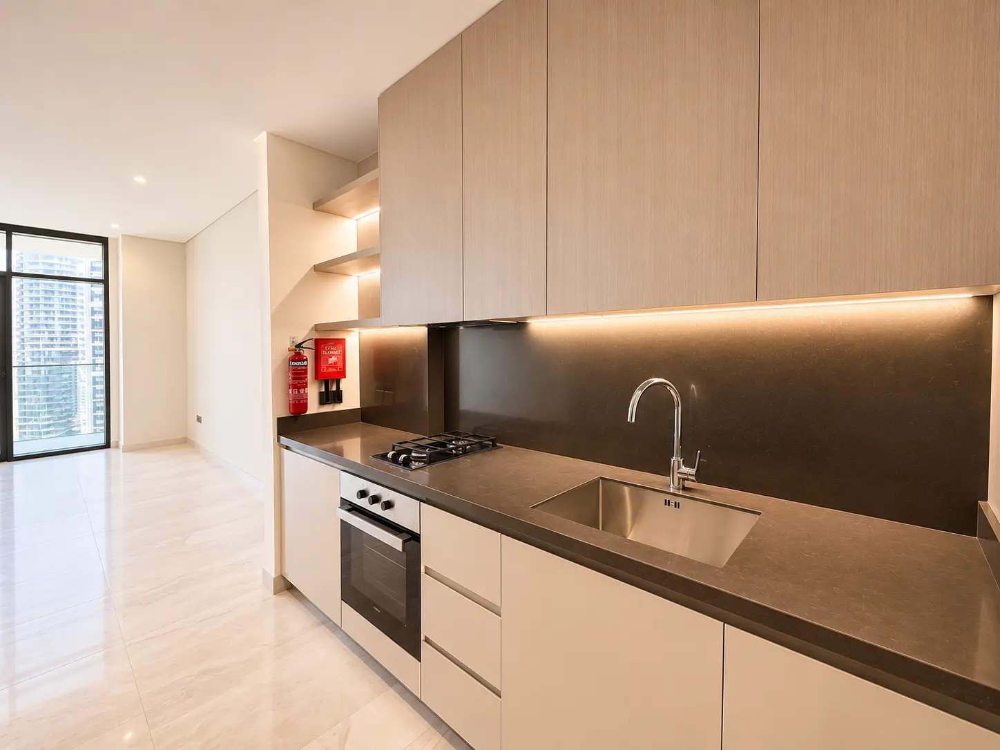 131877-Peninsula-Five-2307-3 VUE SUR BURJ KHALIFA | ÉTAGE ÉLEVÉ | EMPLACEMENT PREMIUM – Appartement Duabi (7/11)