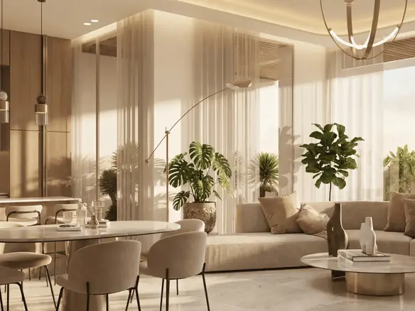 Réservez Votre Sanctuaire de Luxe: 3 Chambres avec Vue Spectaculaire sur le Lagon par Zaya – Appartement Dubai (1/7)