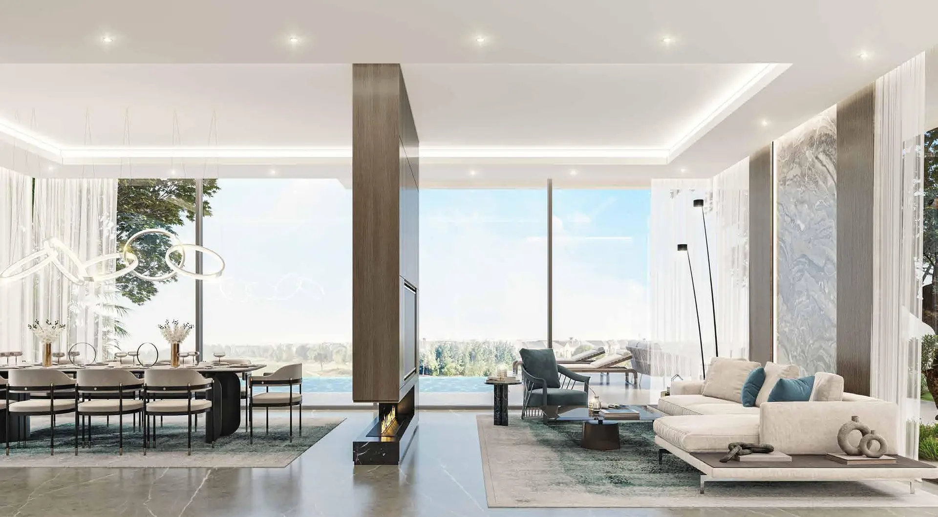 VILLA ULTRA LUXE | 5 CHAMBRES + CHAMBRE DE SERVICE | VUE SUR LE GOLF | PISCINE PRIVÉE – Appartement Dubai (2/11)