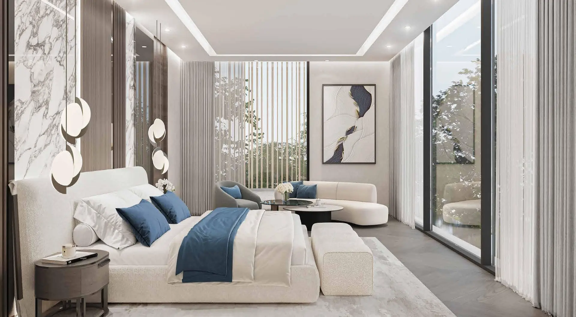 VILLA ULTRA LUXE | 5 CHAMBRES + CHAMBRE DE SERVICE | VUE SUR LE GOLF | PISCINE PRIVÉE – Appartement Dubai (3/11)