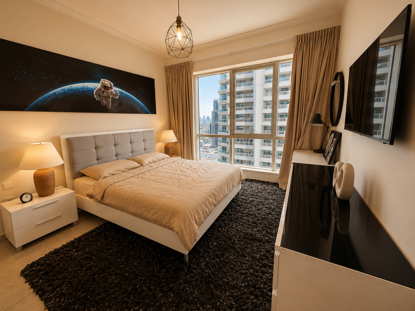 133072-Al-Majarah-Unit-2507-11 3 MOIS GRATUITS | DÉBARRAS + BUANDERIE | ÉTAGE ÉLEVÉ | VUE MARINA Appartement