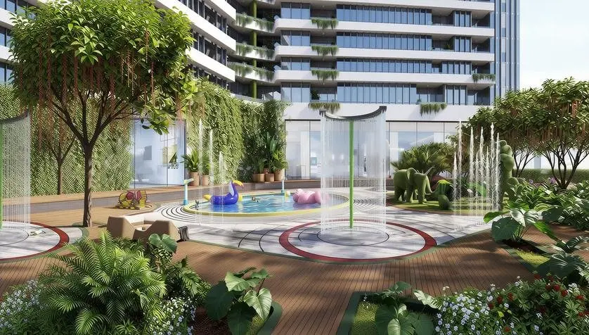 STUDIO TYPE A | VUE SUR LA COMMUNAUTÉ DE DUBAI SILICON OASIS | ÉTAGE INTERMÉDIAIRE – Appartement Dubai (7/11)