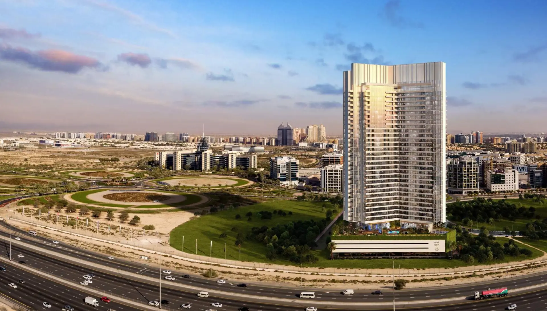 STUDIO TYPE A | VUE SUR LA COMMUNAUTÉ DE DUBAI SILICON OASIS | ÉTAGE INTERMÉDIAIRE – Appartement Dubai (1/11)