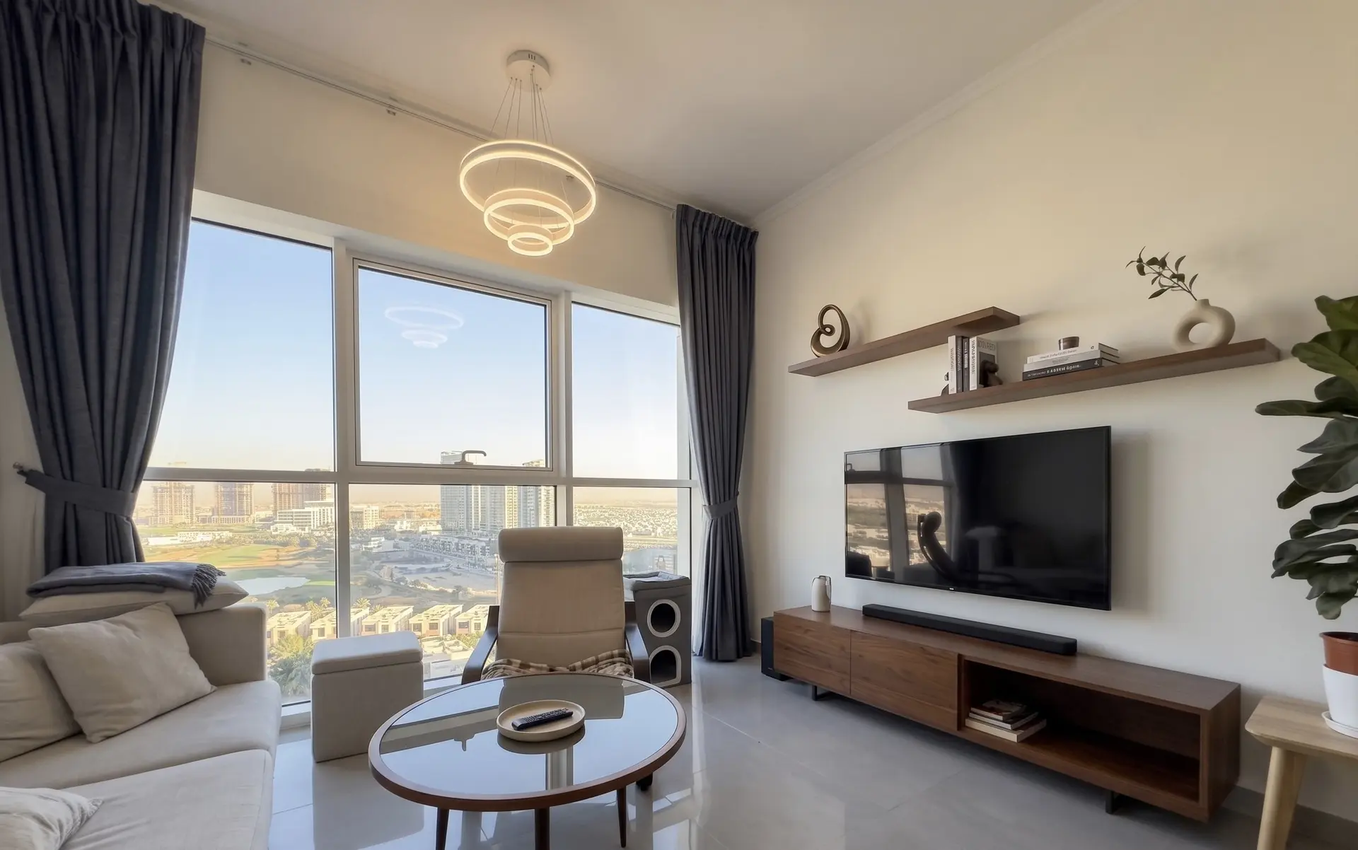 SPACIEUX 1 CHAMBRE | VUE GOLF + PARC | ENTIÈREMENT MEUBLÉ – Appartement Dubai (3/9)