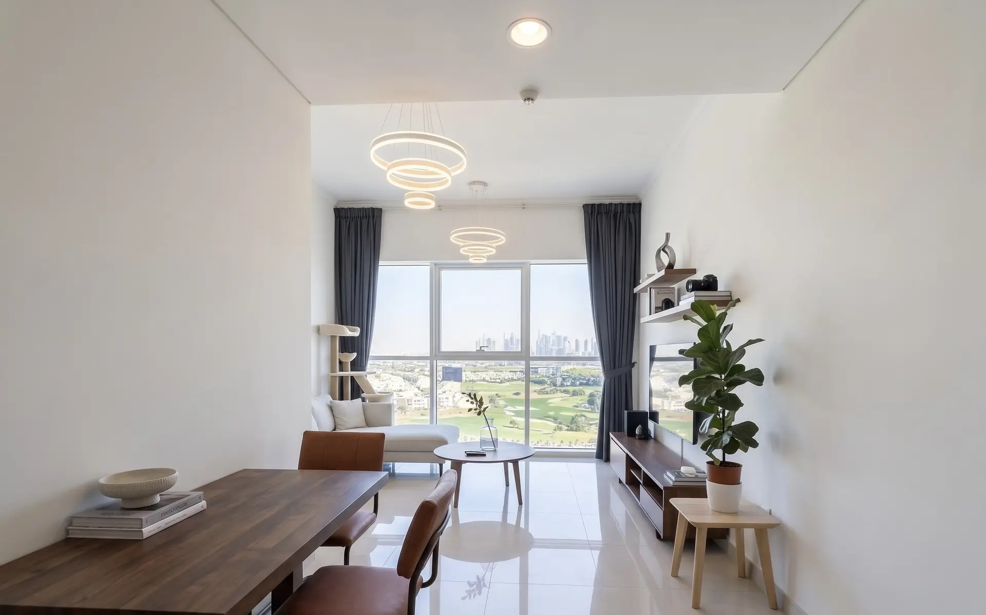 SPACIEUX 1 CHAMBRE | VUE GOLF + PARC | ENTIÈREMENT MEUBLÉ – Appartement Dubai (1/9)