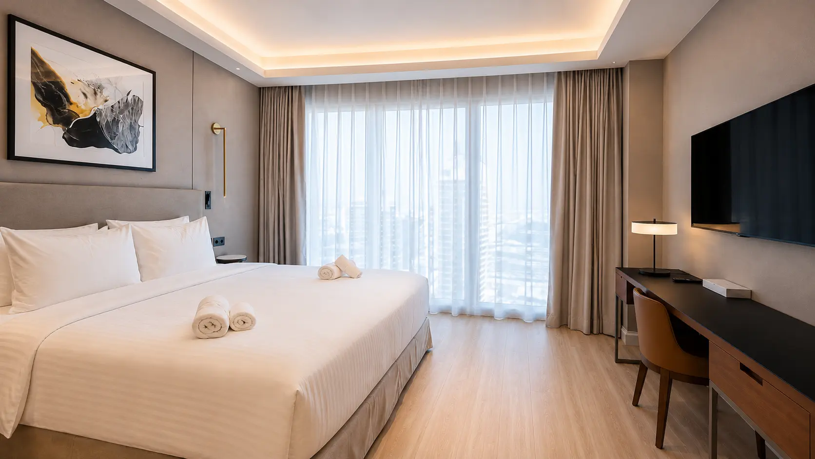 LUXE 1BHK MEUBLÉ | ÉTAGE ÉLEVÉ | EMPLACEMENT PREMIUM AU CENTRE‑VILLE – Appartement Dubai (5/15)