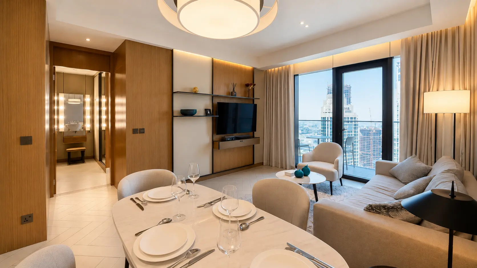 LUXE 1BHK MEUBLÉ | ÉTAGE ÉLEVÉ | EMPLACEMENT PREMIUM AU CENTRE‑VILLE – Appartement Dubai (6/15)
