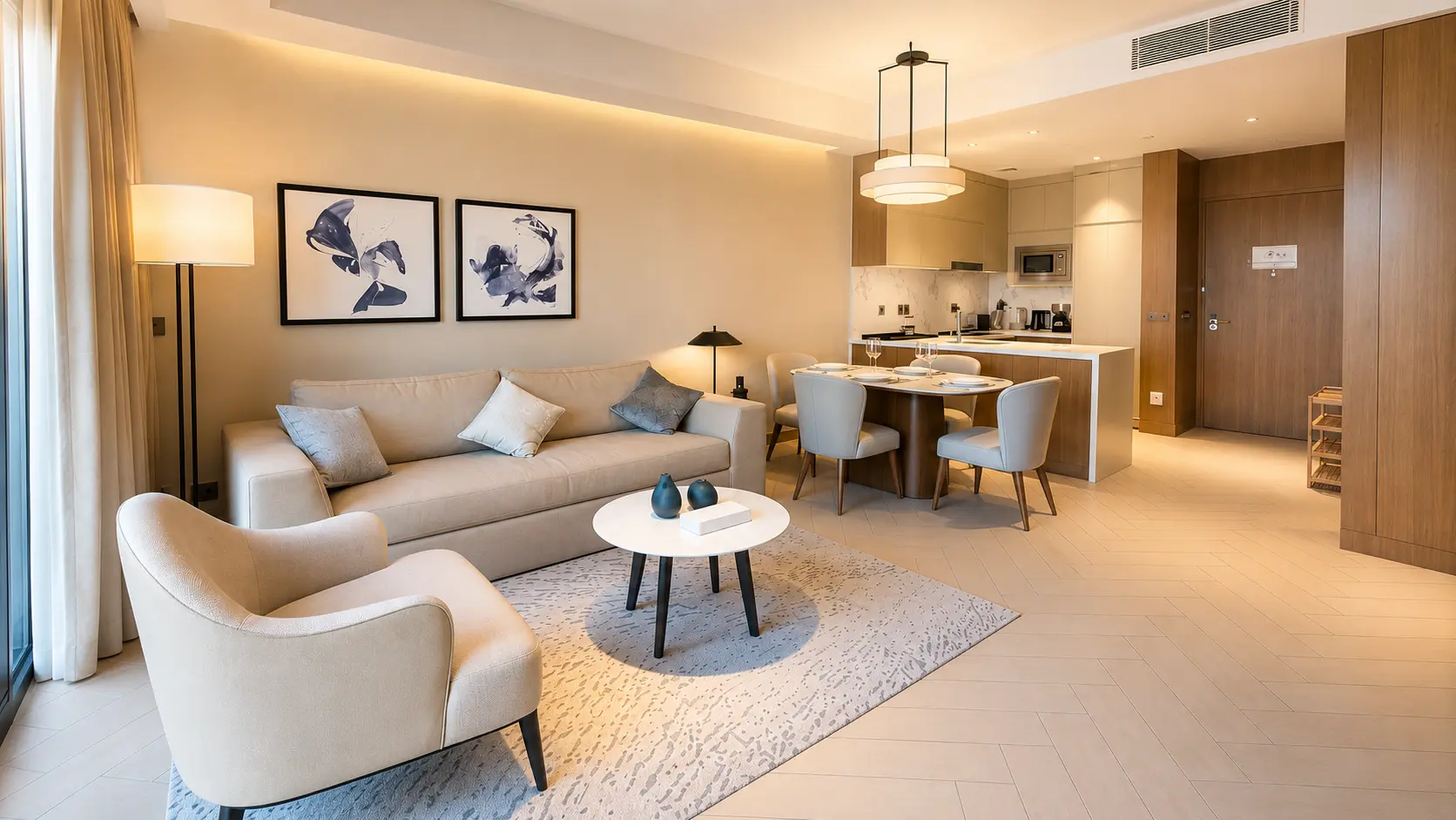 LUXE 1BHK MEUBLÉ | ÉTAGE ÉLEVÉ | EMPLACEMENT PREMIUM AU CENTRE‑VILLE – Appartement Dubai (2/15)