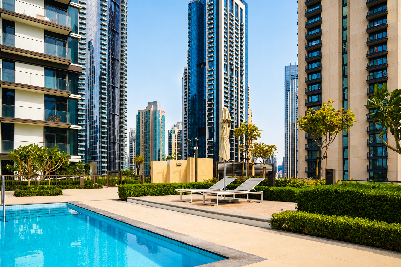 VUES SUR BURJ KHALIFA | 2 CHAMBRES ENTIÈREMENT MEUBLÉES | EMPLACEMENT PREMIUM AU CENTRE‑VILLE Appartement