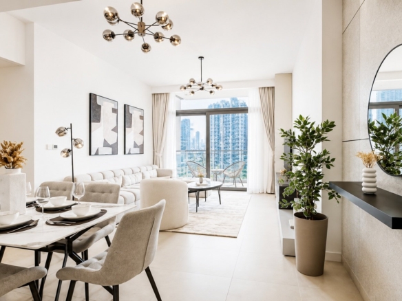 VUE PANORAMIQUE SUR LE BURJ | APPARTEMENT DE LUXE 3 CHAMBRES MEUBLÉ | CENTRE‑VILLE Appartement