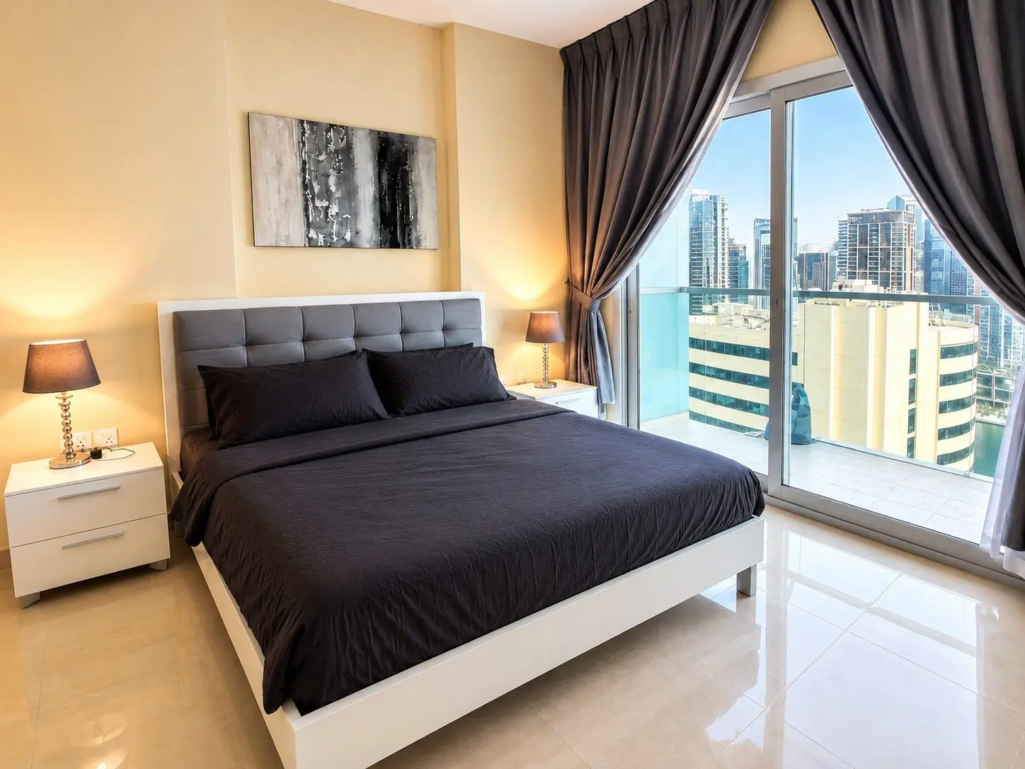 VUES SUR LA SKYLINE | ÉTAGE ÉLEVÉ | 1 CHAMBRE ENTIÈREMENT MEUBLÉE – Appartement Dubai (7/13)