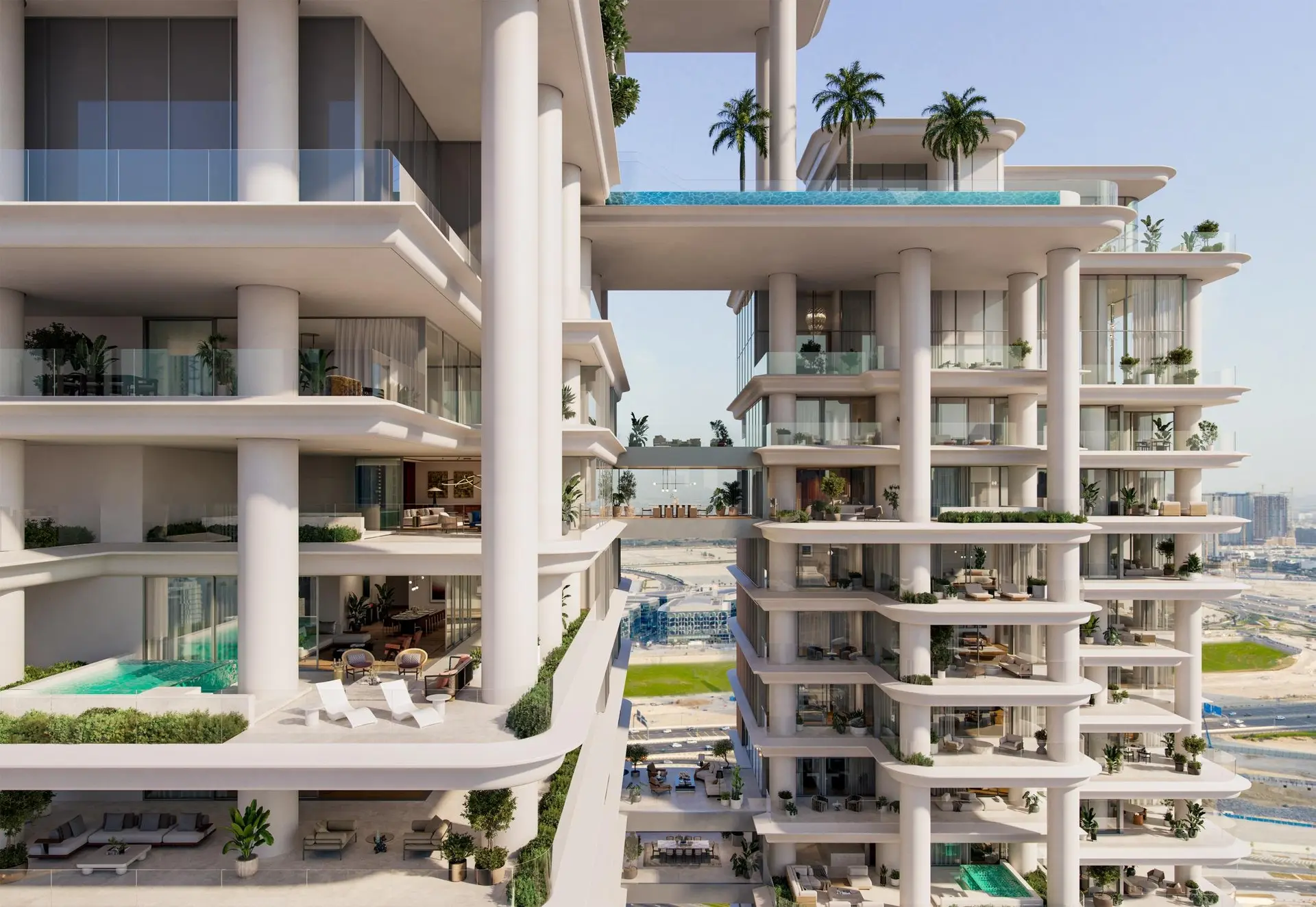 135397-VelaViento_Exterior_Level17 VELA VIENTO BY OMNIYAT | Le Sommet de l'Élégance Suspendue à Marasi Bay – Appartement Dubai (20/30)