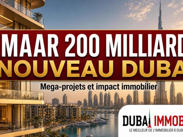 Illustration premium du méga-projet Emaar à 200 milliards AED à Dubai