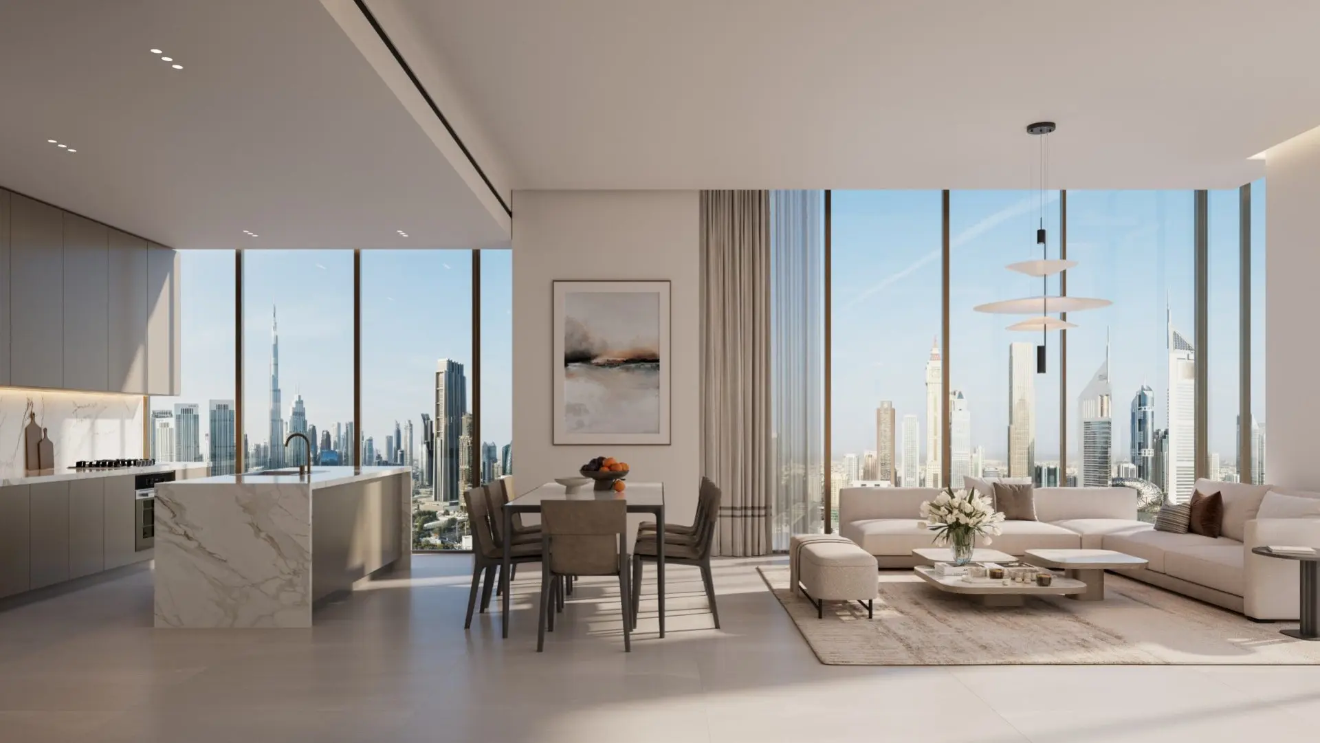 119796-2br-living-room THE RESIDENCES BY DIFC – Appartement Dubai (6/25)