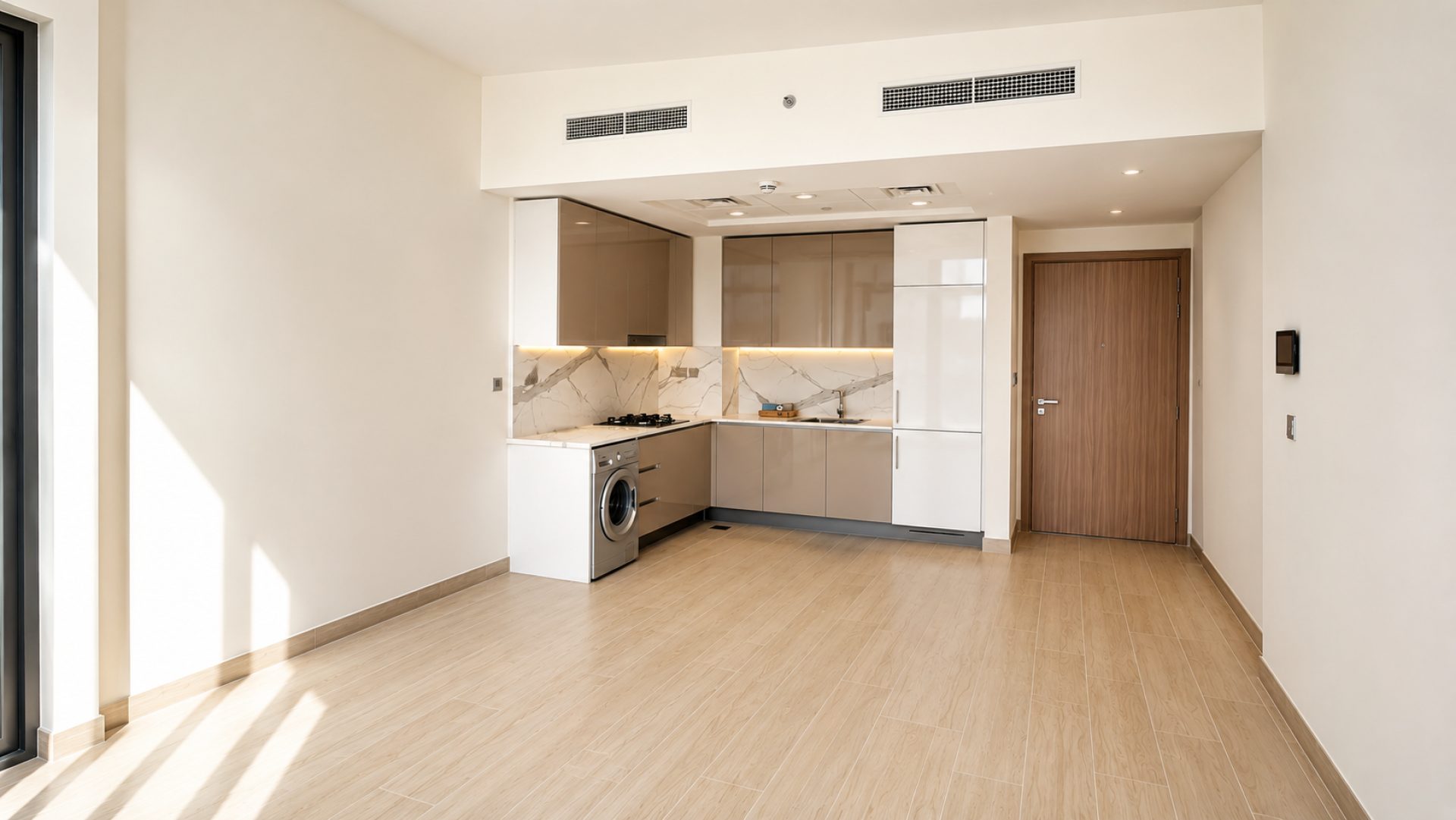 Climatisation gratuite | Non meublé | Vue sur la piscine Appartement Dubai