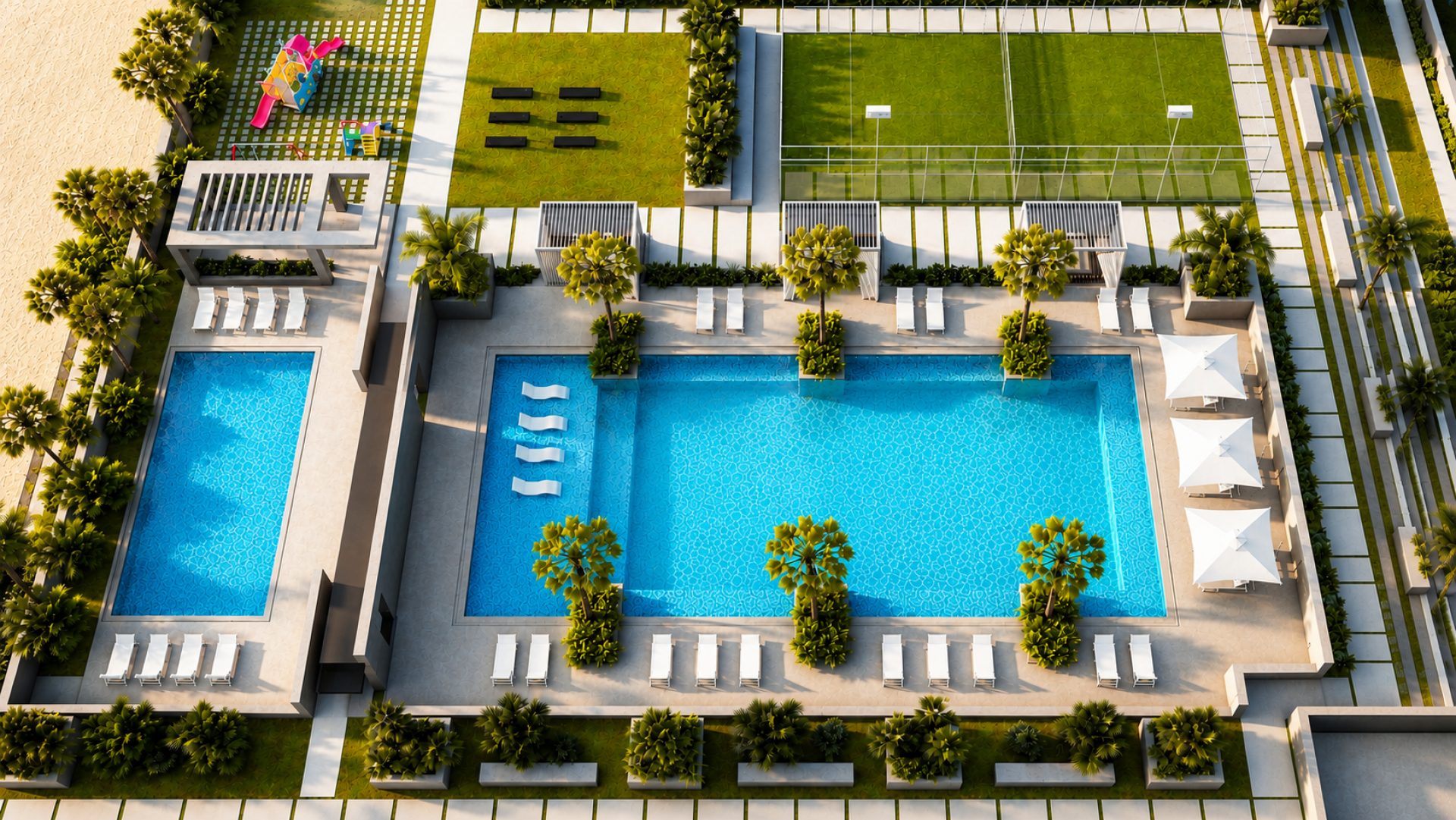 LUMINEUX ET SPACIEUX 1CH | ÉTAGE ÉLEVÉ | EMPLACEMENT PREMIUM JVC Appartement