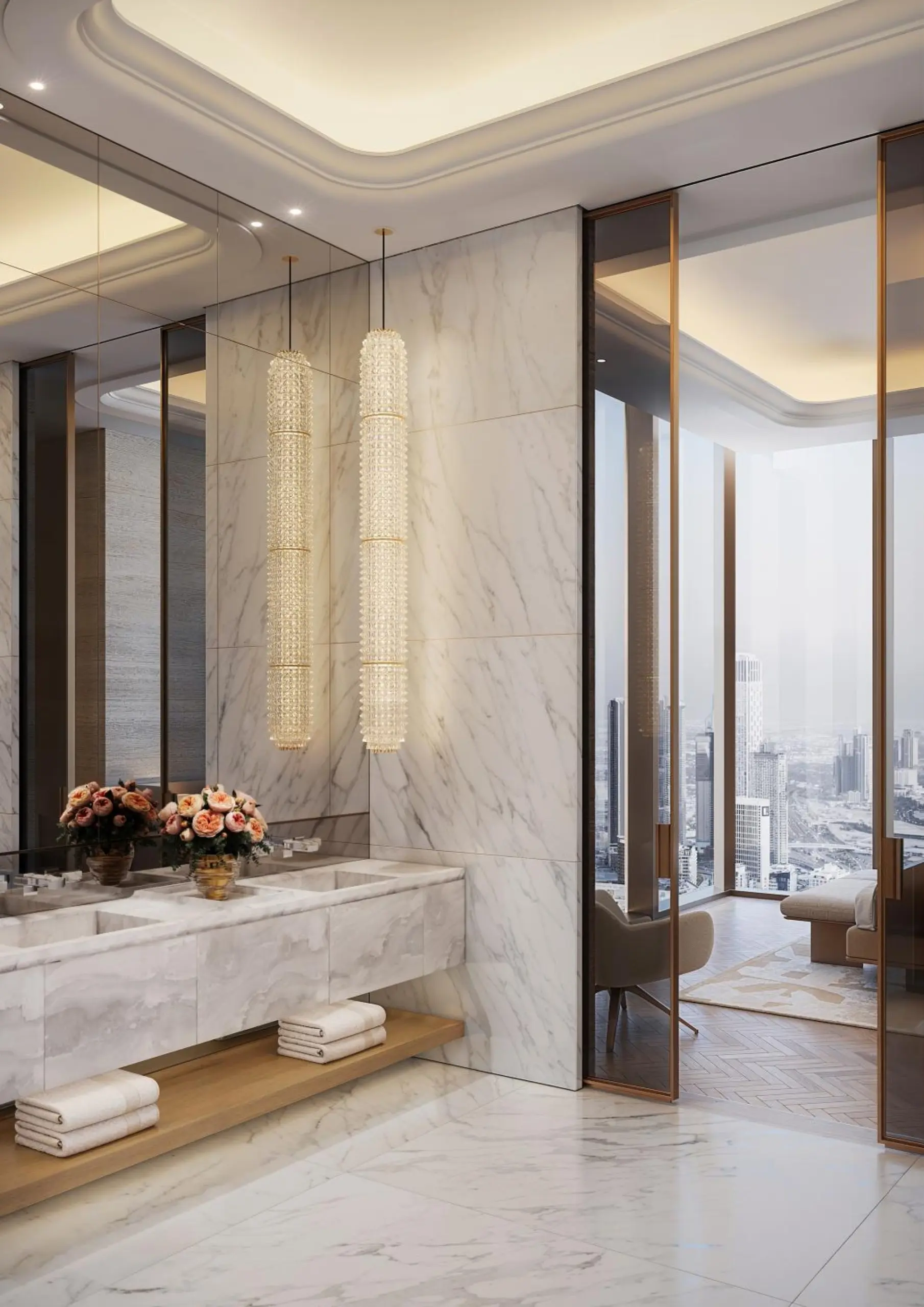 96861-c86-wa-low-edition-04-master-bathroom-b-round-04 🌟 Découvrez l’ultime raffinement du luxe résidentiel à Dubaï – Appartement Business Bay (10/15)