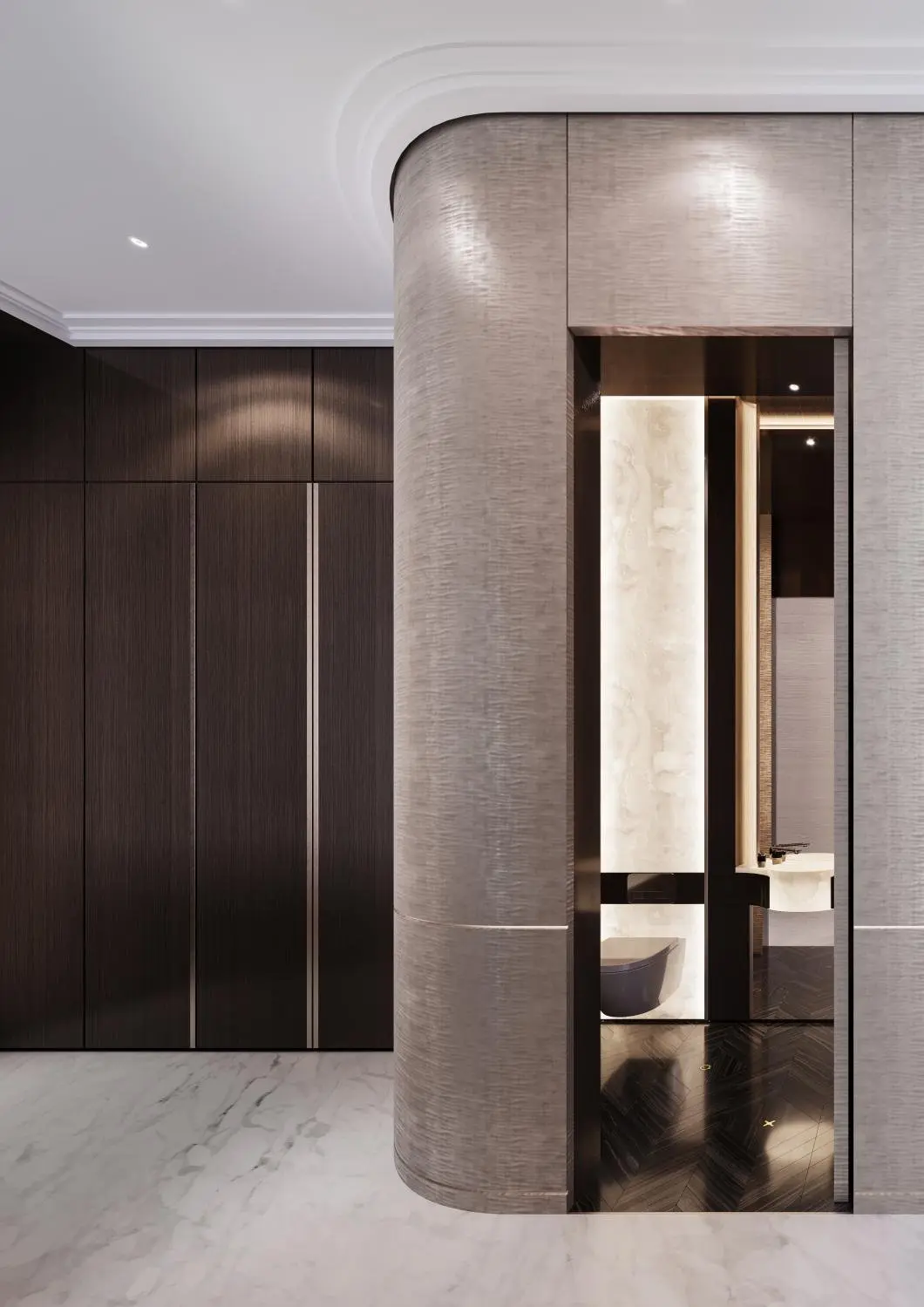 96862-C86-WA-12-Powder-Room-04 🌟 Découvrez l’ultime raffinement du luxe résidentiel à Dubaï – Appartement Business Bay (11/15)