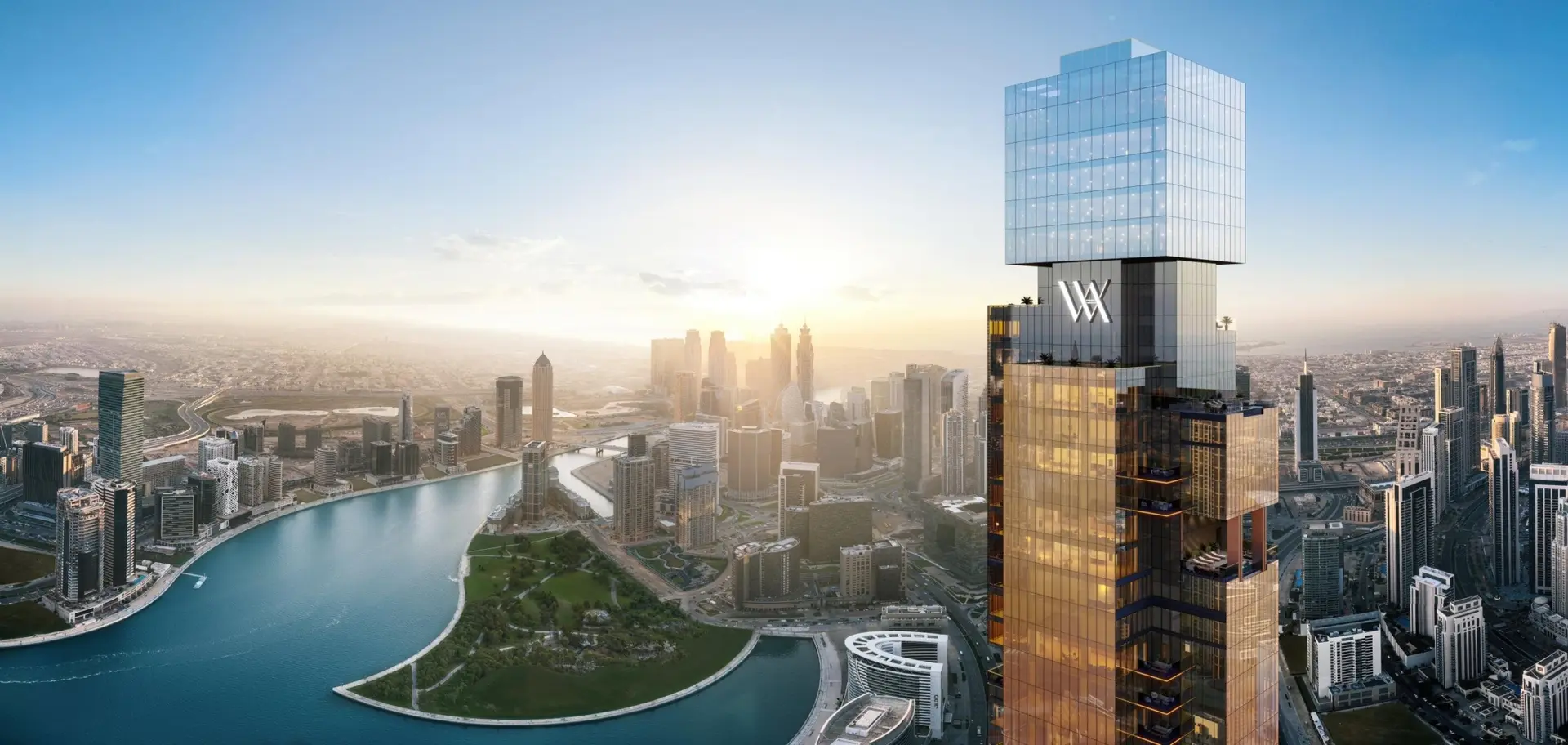 96867-RARE-WA-TOWER_Ext-Full-Tower_8K-min 🌟 Découvrez l’ultime raffinement du luxe résidentiel à Dubaï – Appartement Business Bay (4/15)