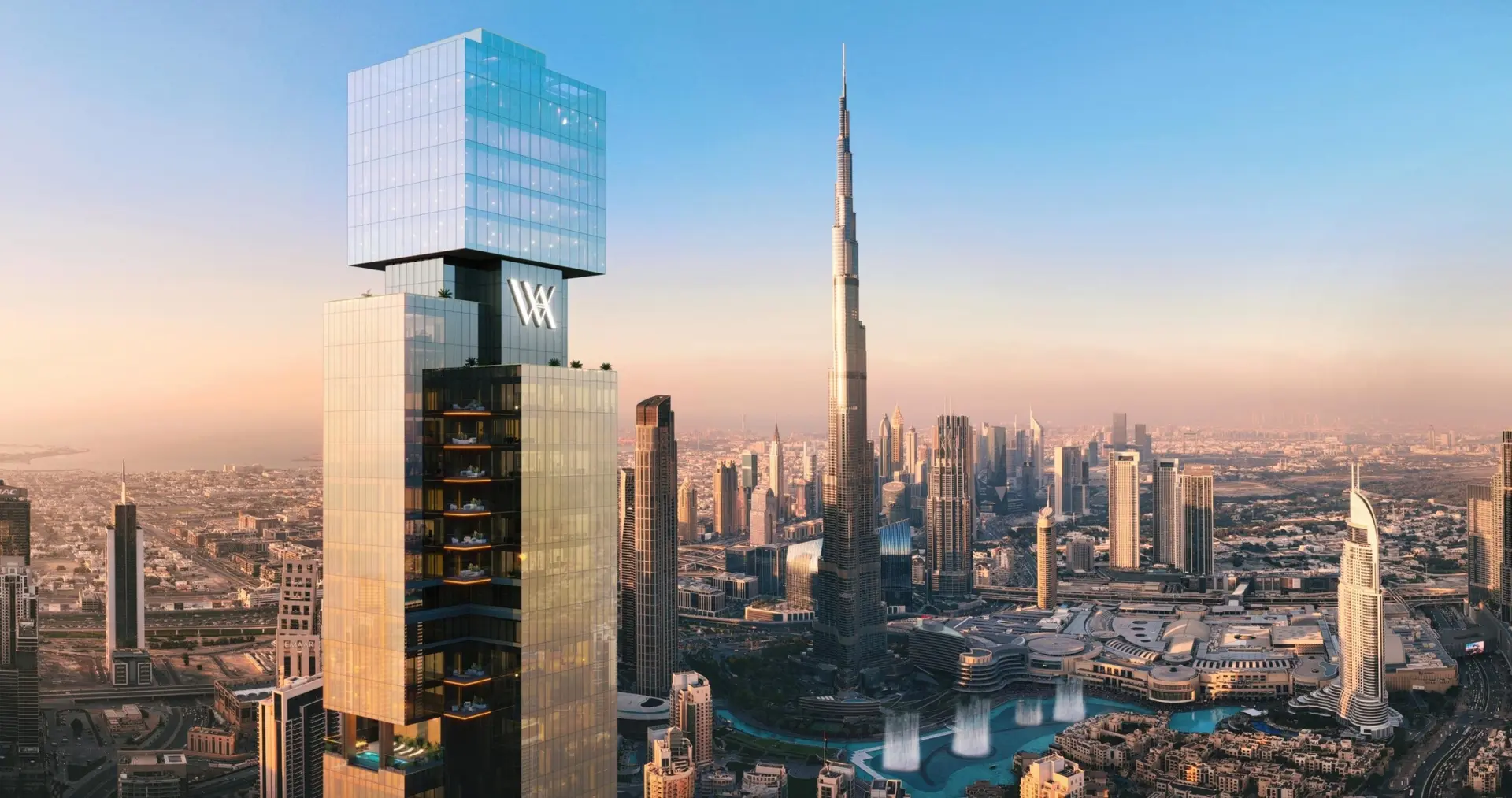 96868-RARE-WA-TOWER_Ext-Topunit_001_8K-min 🌟 Découvrez l’ultime raffinement du luxe résidentiel à Dubaï – Appartement Business Bay (5/15)