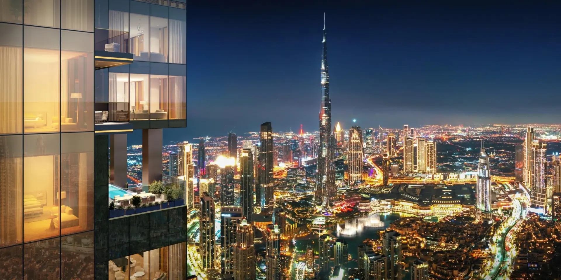 96871-RARE-WA-TOWER_Ext-Hero-Night_8K-min 🌟 Découvrez l’ultime raffinement du luxe résidentiel à Dubaï – Appartement Business Bay (3/15)