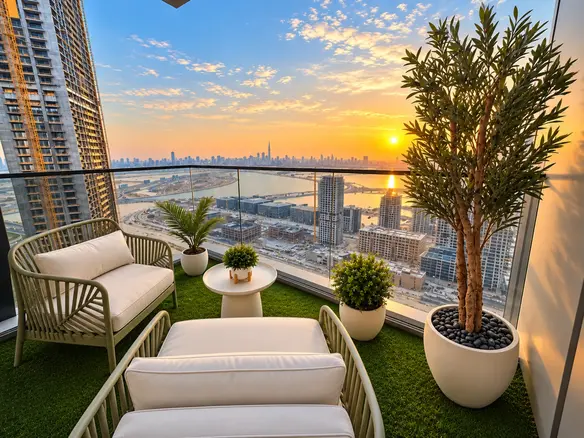 FLAMBANT NEUF | STUDIO MEUBLÉ | VUE SUR LE RUISSEAU – Appartement Dubai (1/16)