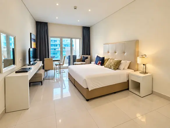 ENTIÈREMENT MEUBLÉ | STUDIO SPACIEUX | BUSINESS BAY – Appartement Dubai (1/8)