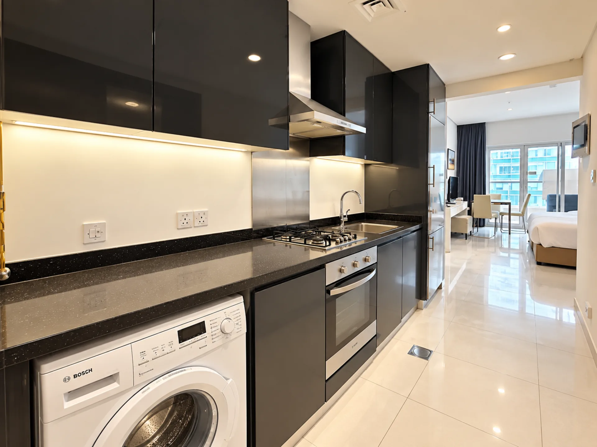 ENTIÈREMENT MEUBLÉ | STUDIO SPACIEUX | BUSINESS BAY – Appartement Dubai (5/8)