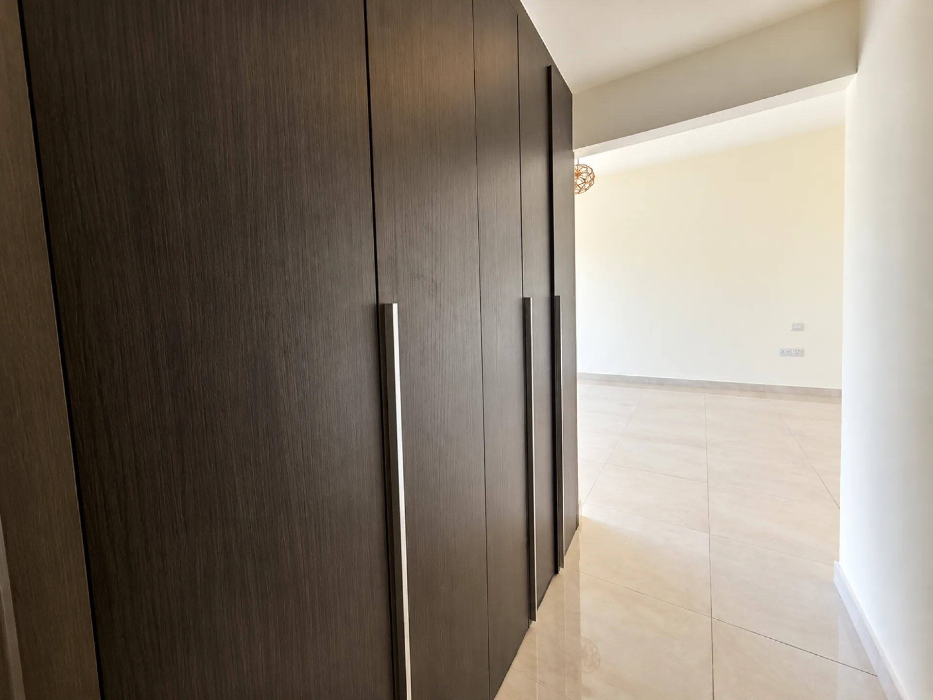 1150713-modern-hallway-with-wood-wardrobes Emplacement premium | Vie moderne | Réservez maintenant – Appartement Dubai (9/9)