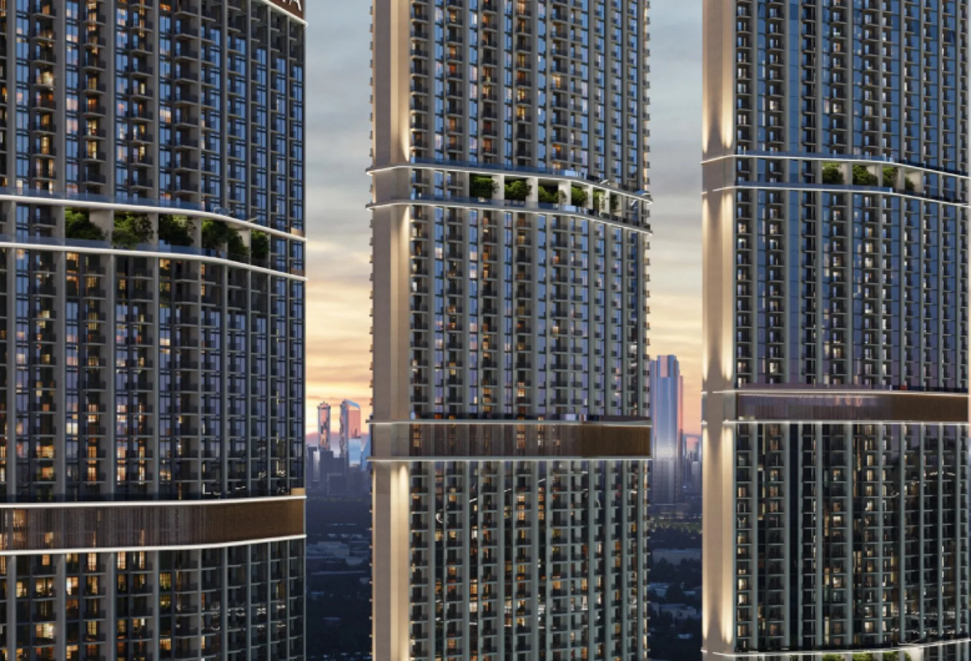 Grand 1 chambre | Vue sur la skyline de Dubaï et l&hippodrome – Appartement Dubai (14/16)