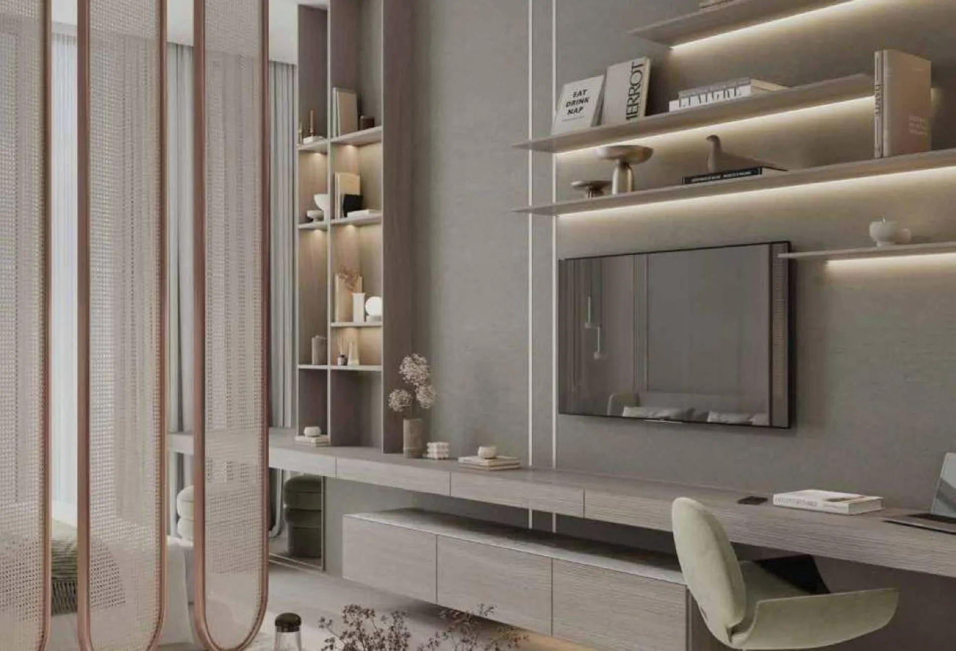 Appartement intelligent de luxe | Meublé | Piscine sur le toit – Appartement Dubai (2/24)