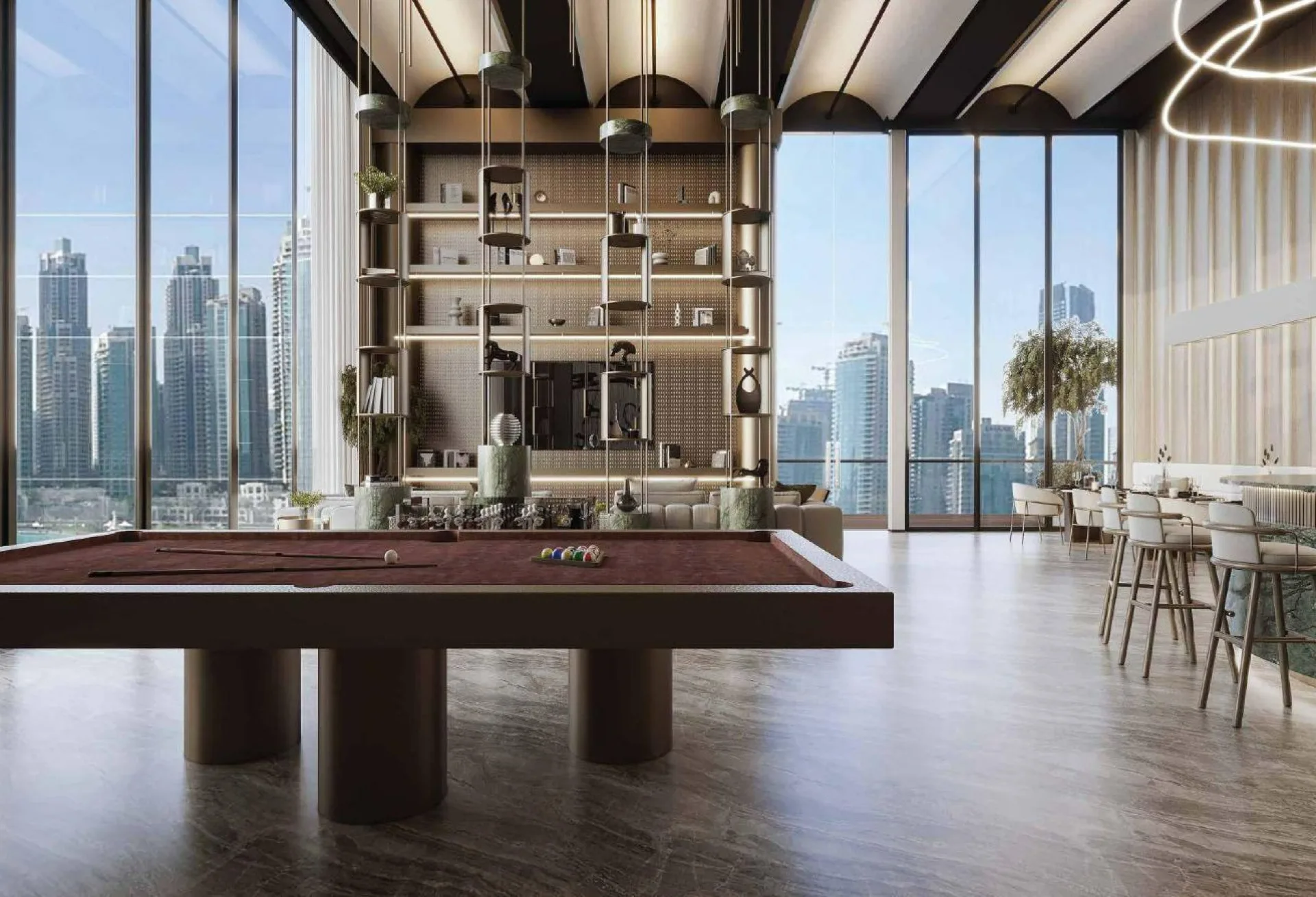 Appartement intelligent de luxe | Meublé | Piscine sur le toit – Appartement Dubai (15/24)
