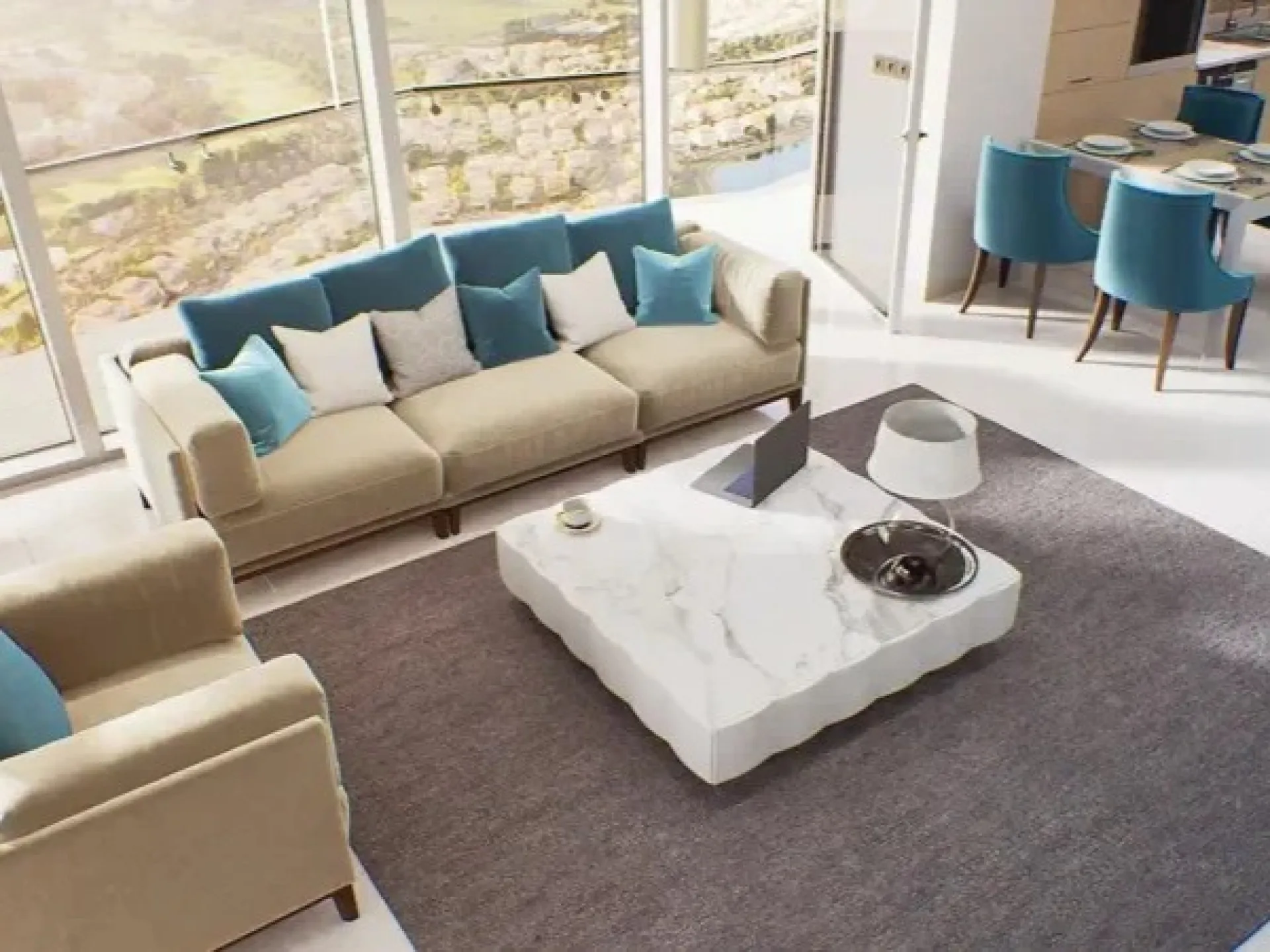 MEILLEUR AGENCEMENT - VUE SUR GOLF - ÉTAGE ÉLEVÉ – Appartement Dubai (3/10)