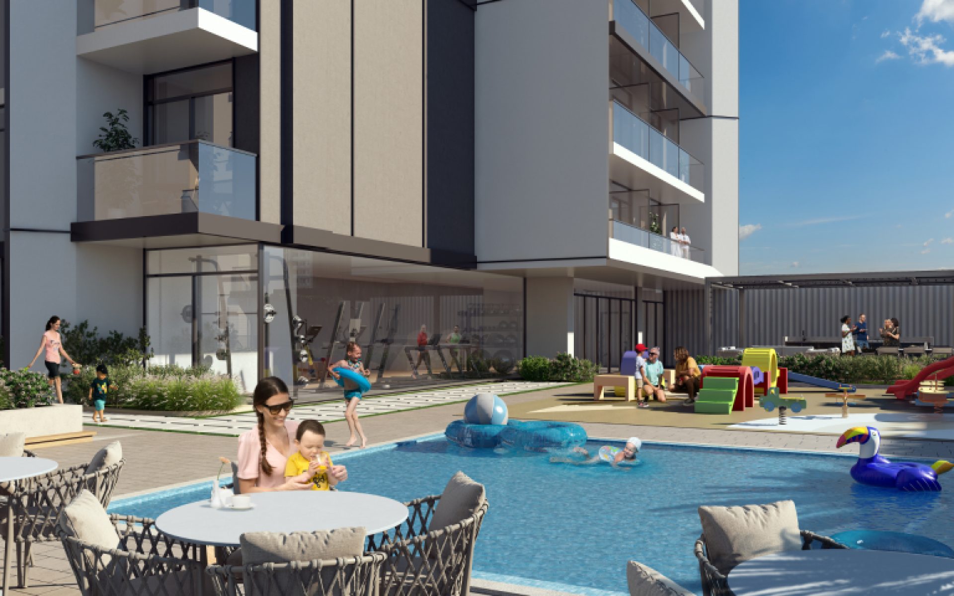 Maison Elysee by Pantheon Developments: Maison Elysee à Jumeirah Village Circle, Dubaï